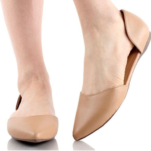 BRAND NEW LYNX POINTED TOE D'ORSAY SLIP ON WOMEN"S FLAT SHOE - Picture 15 of 15